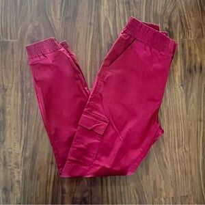 V.I.P. Red Cargo Jogger Pants size 9